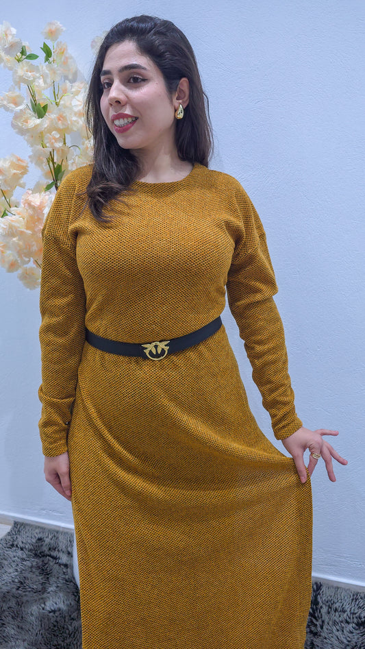 Robe Pour Elles — Moutarde