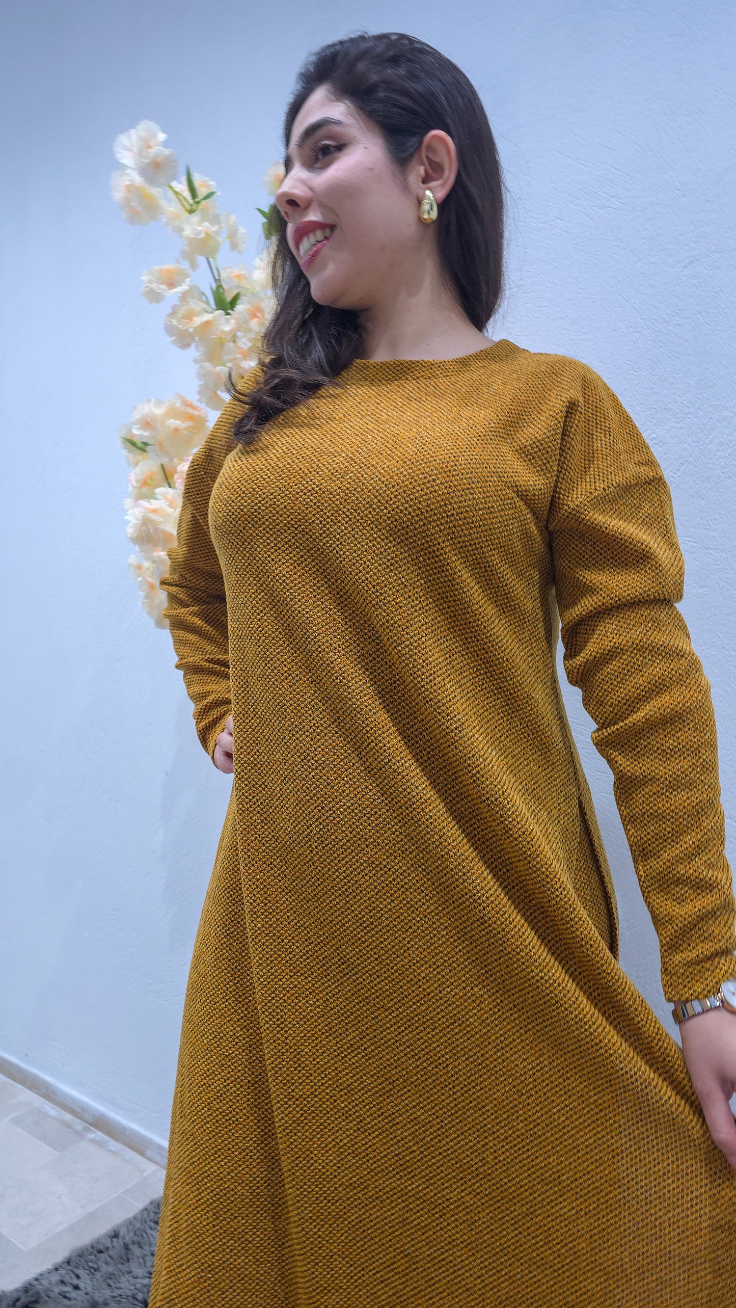 Robe Pour Elles — Moutarde